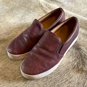 Vionic Midi Snake Slip-On Sneaker Brown Shoe 6